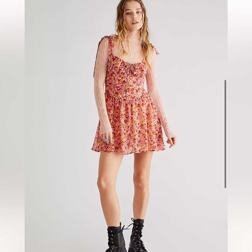 FOR LOVE & LEMONS Felicia Mini Dress New With Tags Size XL